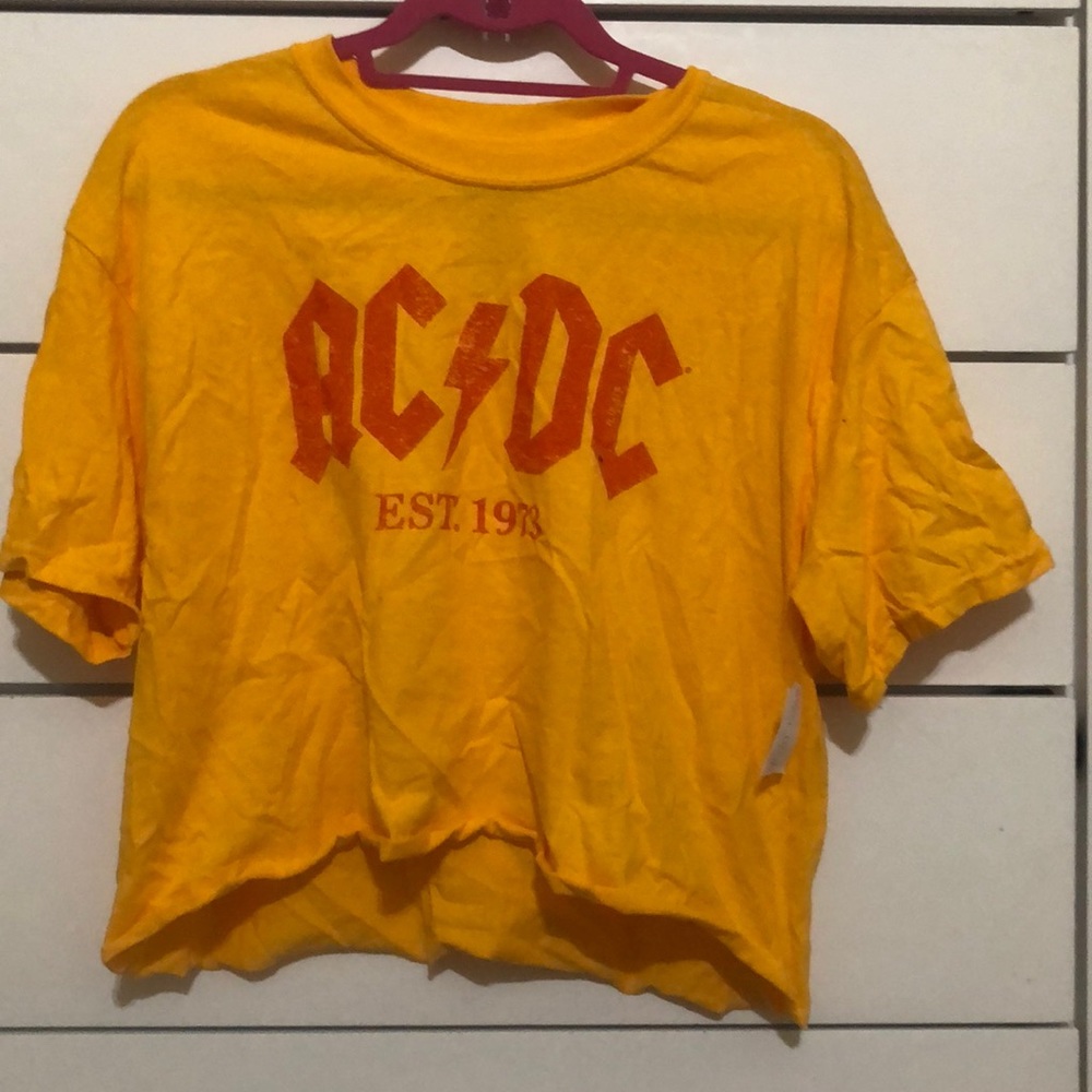 AC/DC crop top
